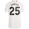 Maillot de Supporter Manchester United Sancho 25 Troisième 2023-24 Pour Homme